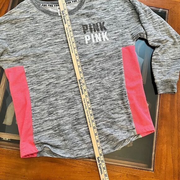 Victorias Secret Pink Medium Sweatshirt Warm Gray - Picture 11 of 12
